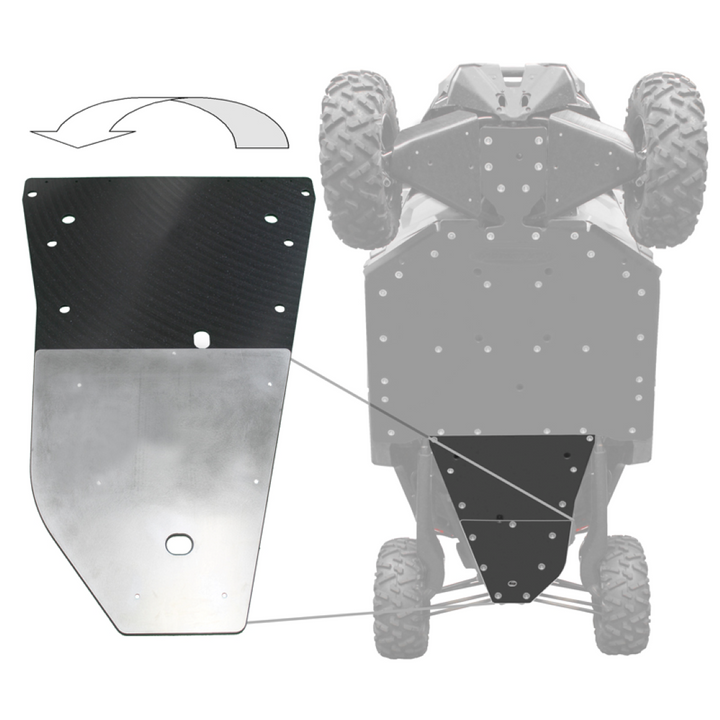 Can-Am Maverick X3 UHMW Skid Plate