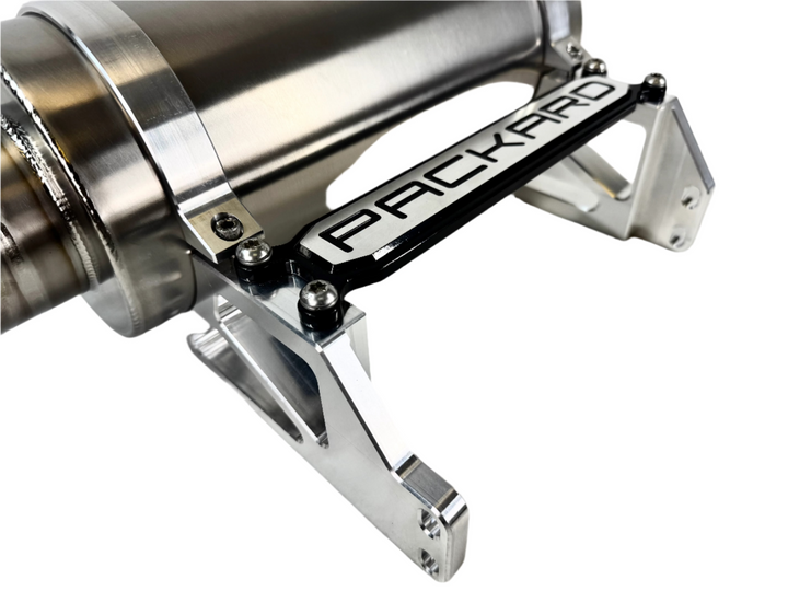 Packard Performance 3" Titanium Turbo Back Exhaust (Dual Muffler) for Can-Am X3