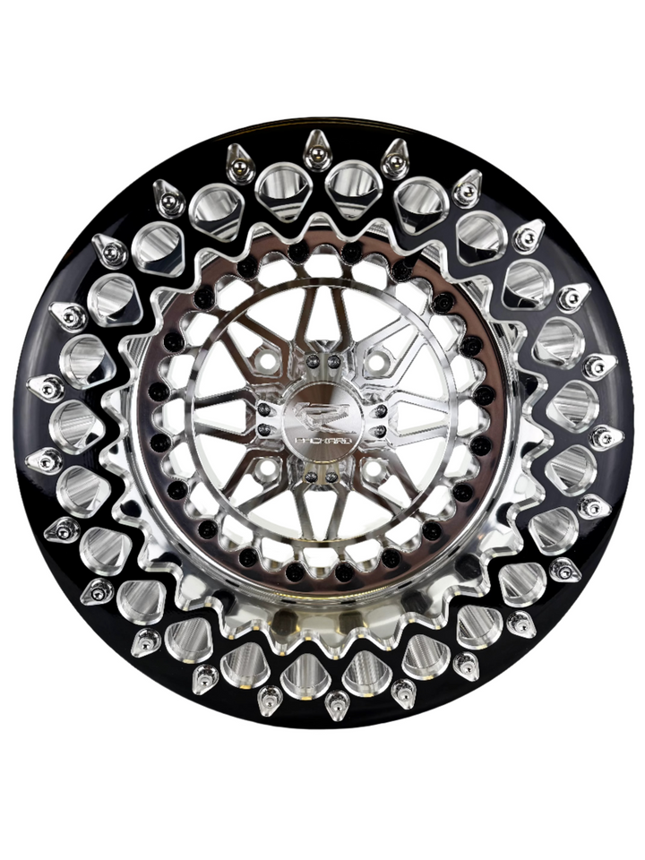 Apollo - FF Forged Polished Beadlock - Silver