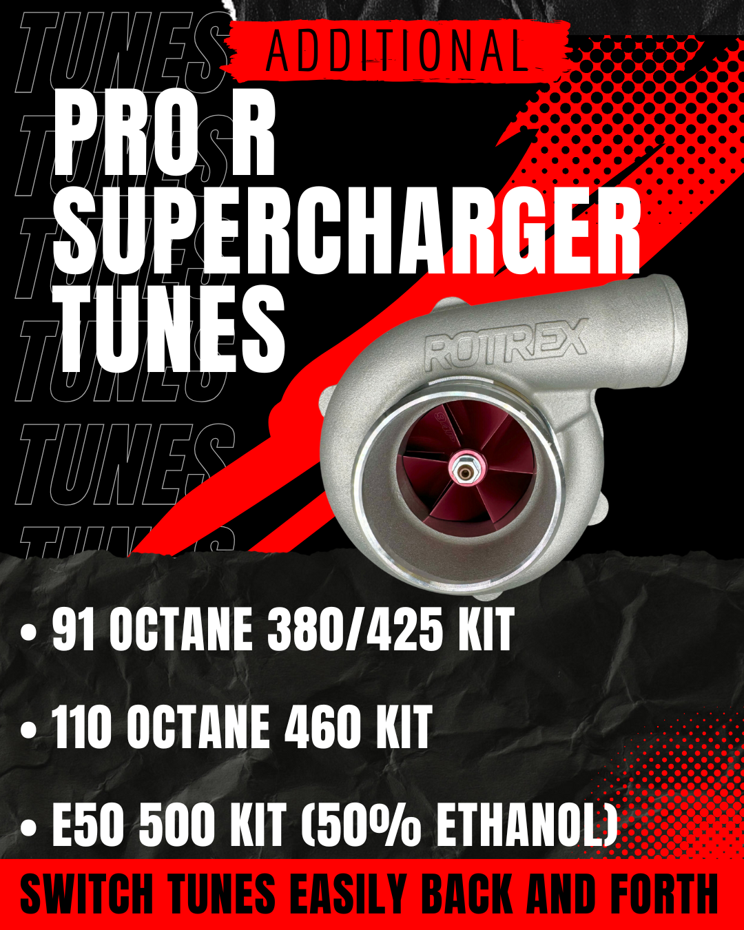 Pro R Supercharger Additional Tune