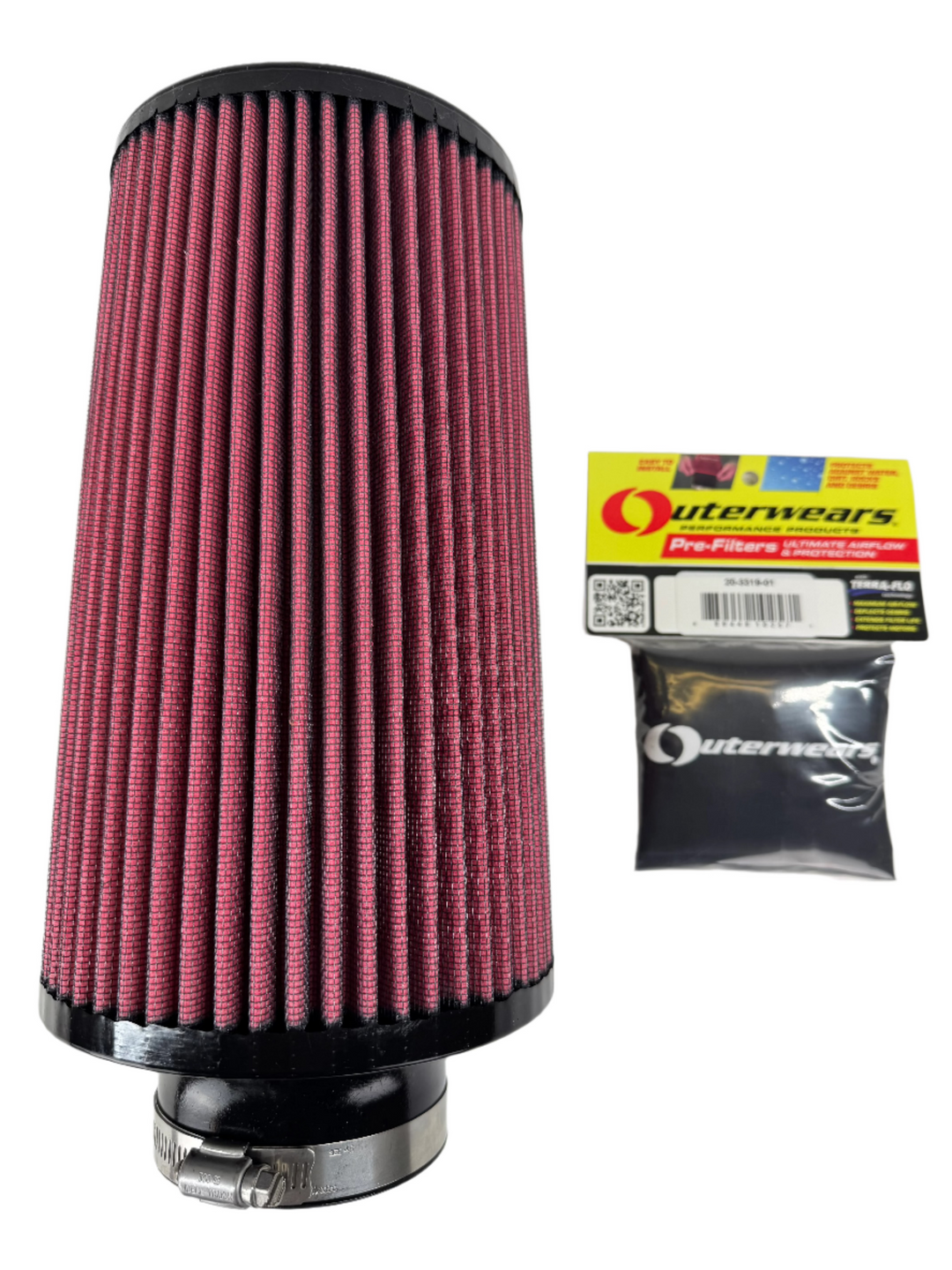 Replacement filter and outerwear
