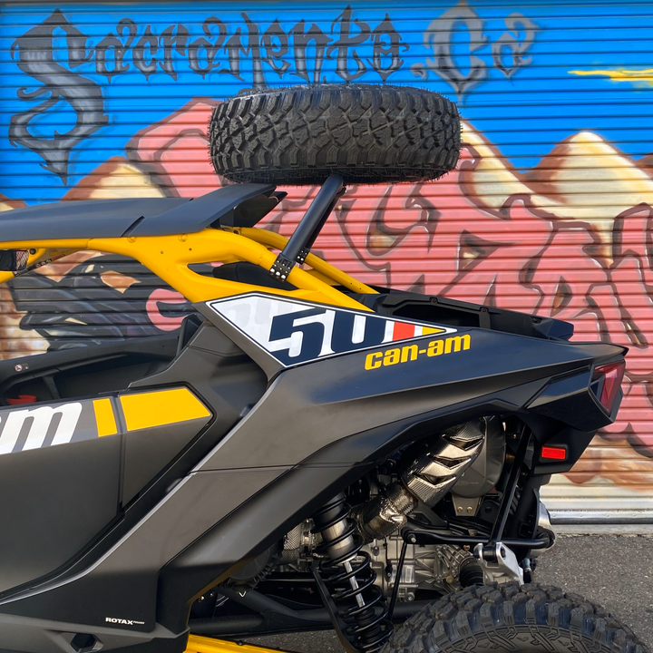 Can-Am Maverick R Above The Roof Dual Clamp Spare Tire Mount