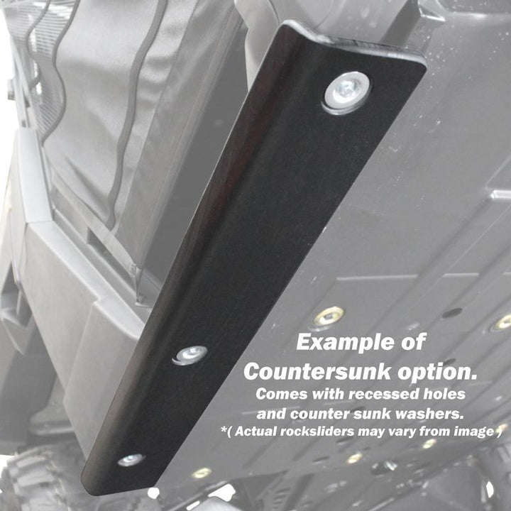 Polaris RZR 4 Seater UHMW Rock Sliders (older models)