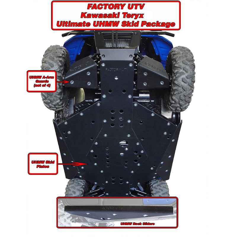 Kawasaki Teryx & Teryx 4 UHMW Ultimate Skid Package