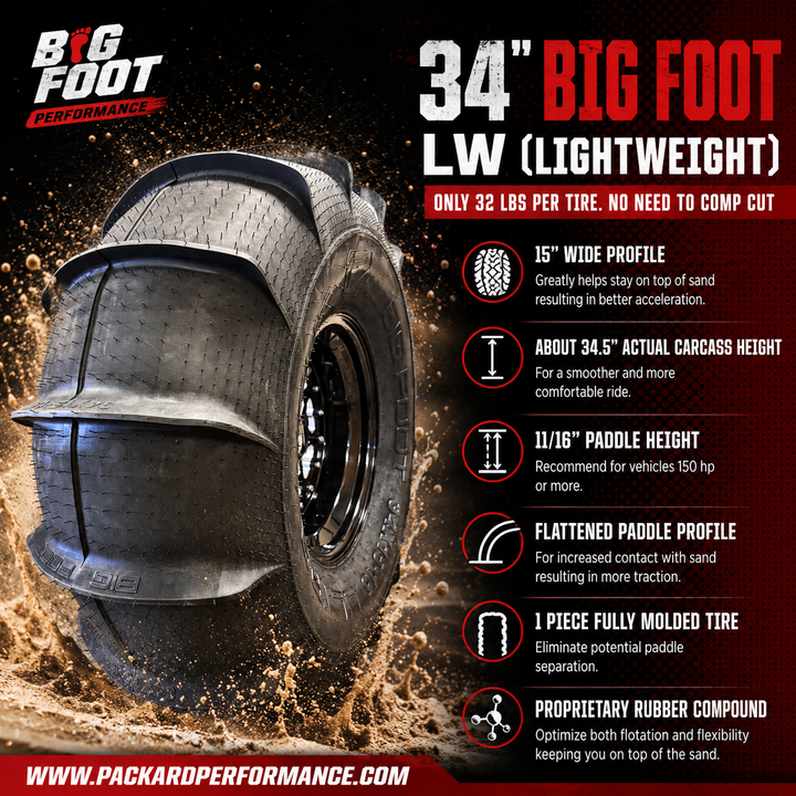 Big Foot Paddle Tires