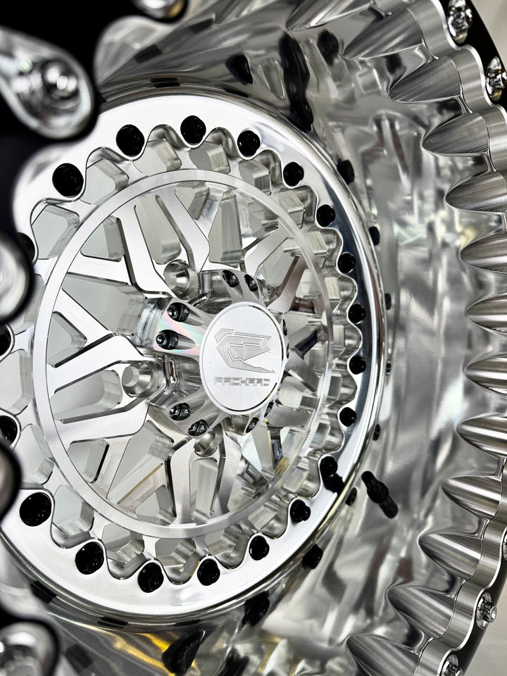 Apollo - FF Forged Polished Beadlock - Silver RZR Pro R 5x4.5 by Ultra-light