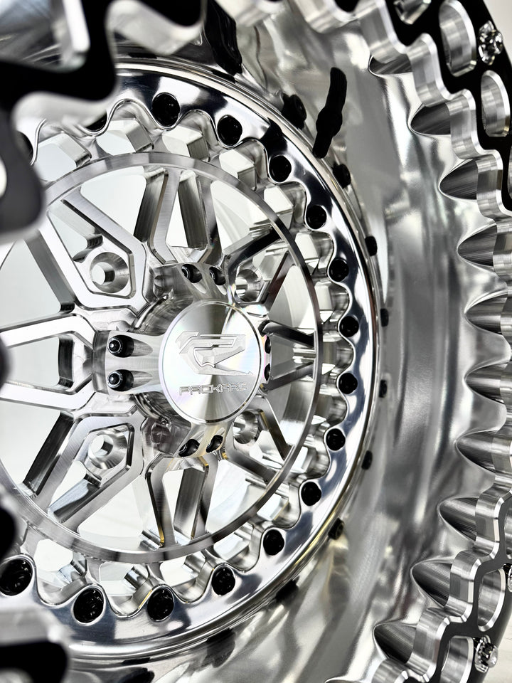 Apollo - FF Forged Polished Beadlock - Silver