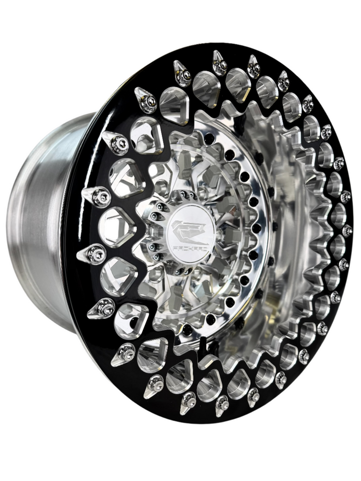 Apollo - FF Forged Polished Beadlock - Silver Maverick R 6x139.7 by Ultra-light