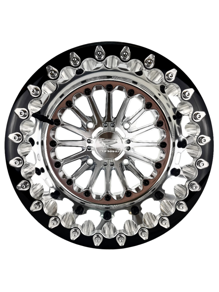 Element- FF Forged Polished Beadlock - Silver