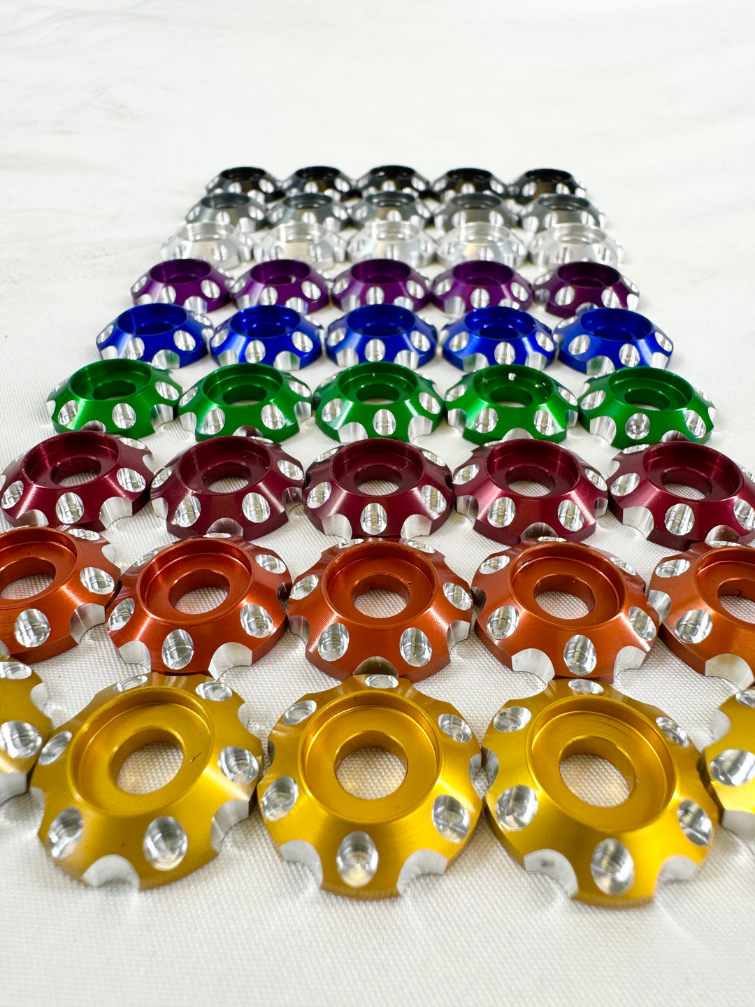 Packard Performance Billet Fender washers V2 30pcs