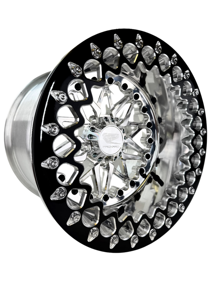 Impact - FF Forged Polished Beadlock - Silver RZR Pro R 5x4.5 by Ultra-light