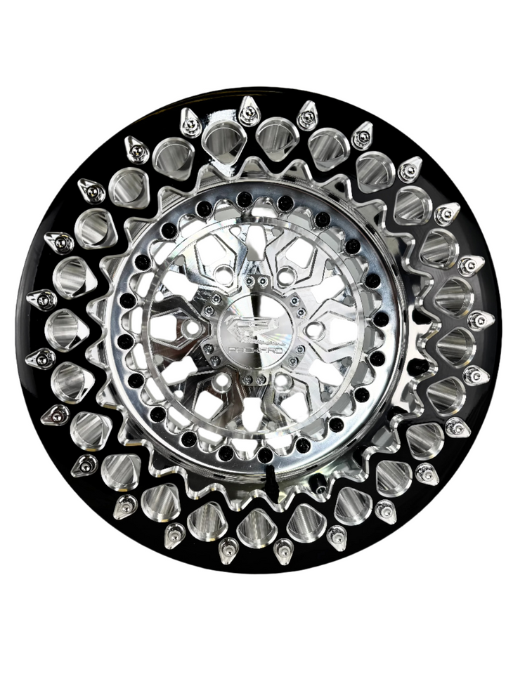 Apollo - FF Forged Polished Beadlock - Silver Maverick R 6x139.7 by Ultra-light