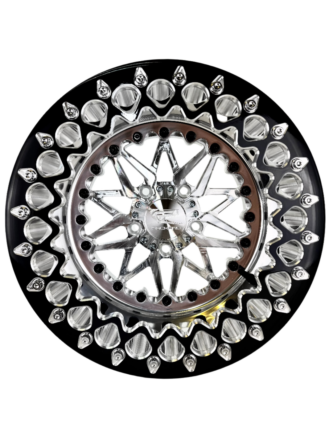 Impact - FF Forged Polished Beadlock - Silver RZR Pro R 5x4.5 Impact - FF Forged Polished Beadlock - Silver RZR Pro R 5x4.5