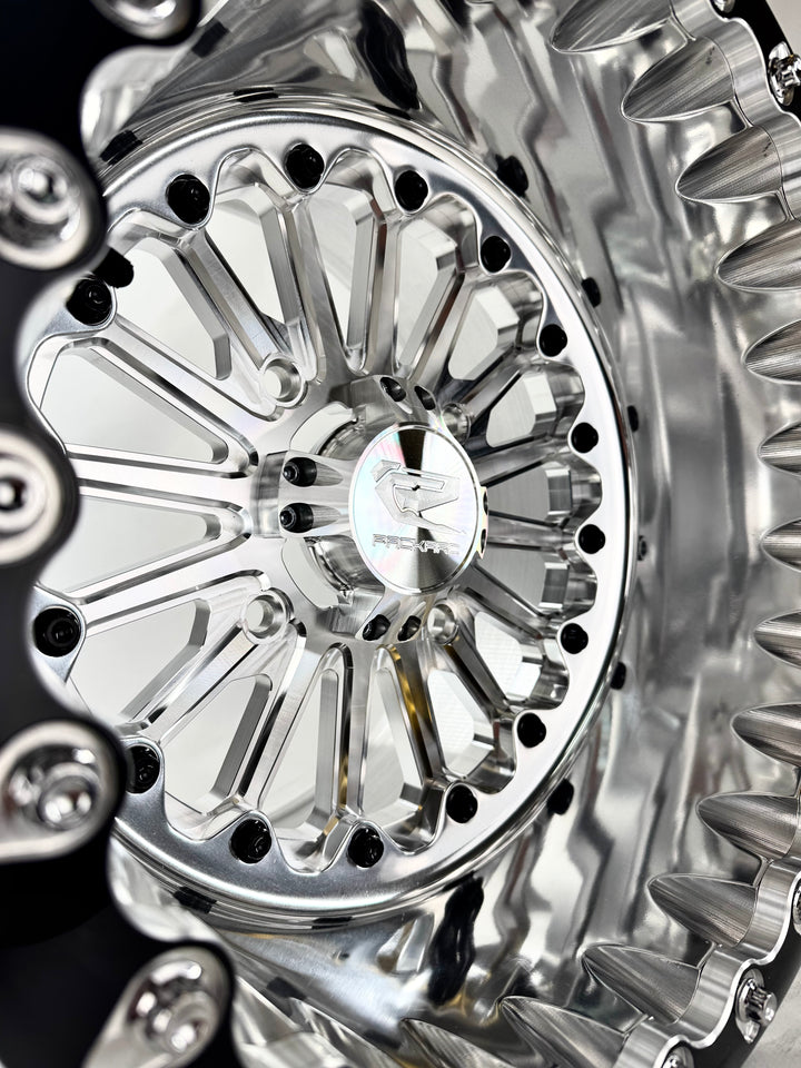 Element- FF Forged Polished Beadlock - Silver