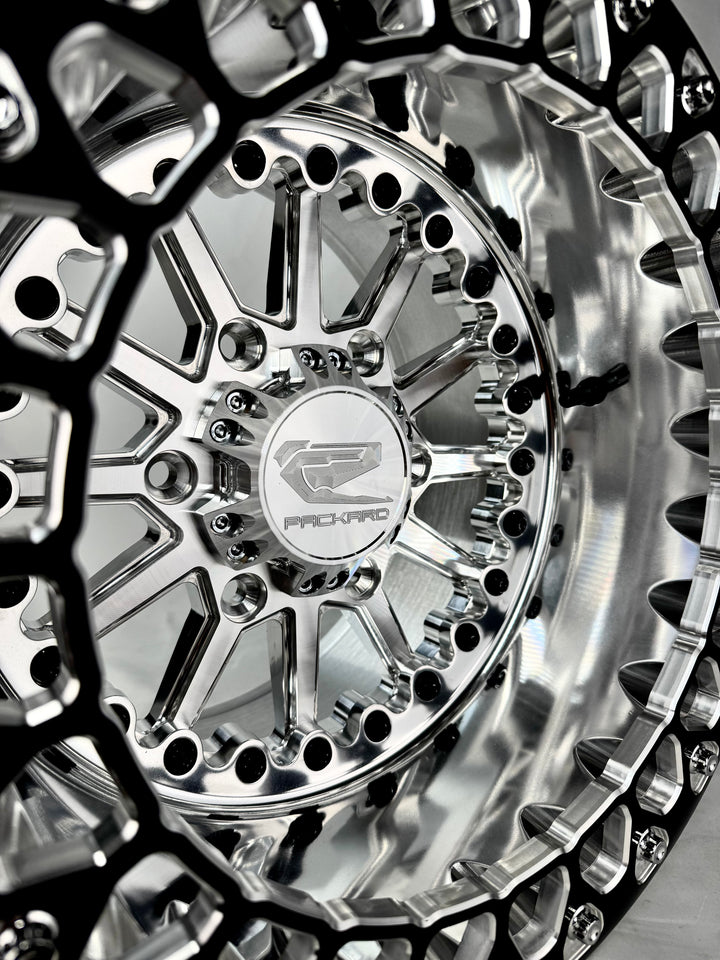 Element - FF Forged Polished Beadlock - Silver Maverick R 6x139.7 by Ultra-light