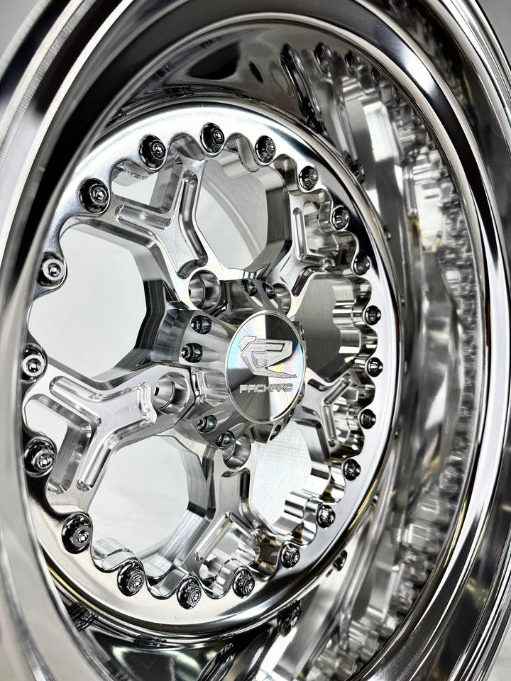 Pro 5 - FF Forged Polished Silver RZR PRO R 5X4.5 by Ultra-light