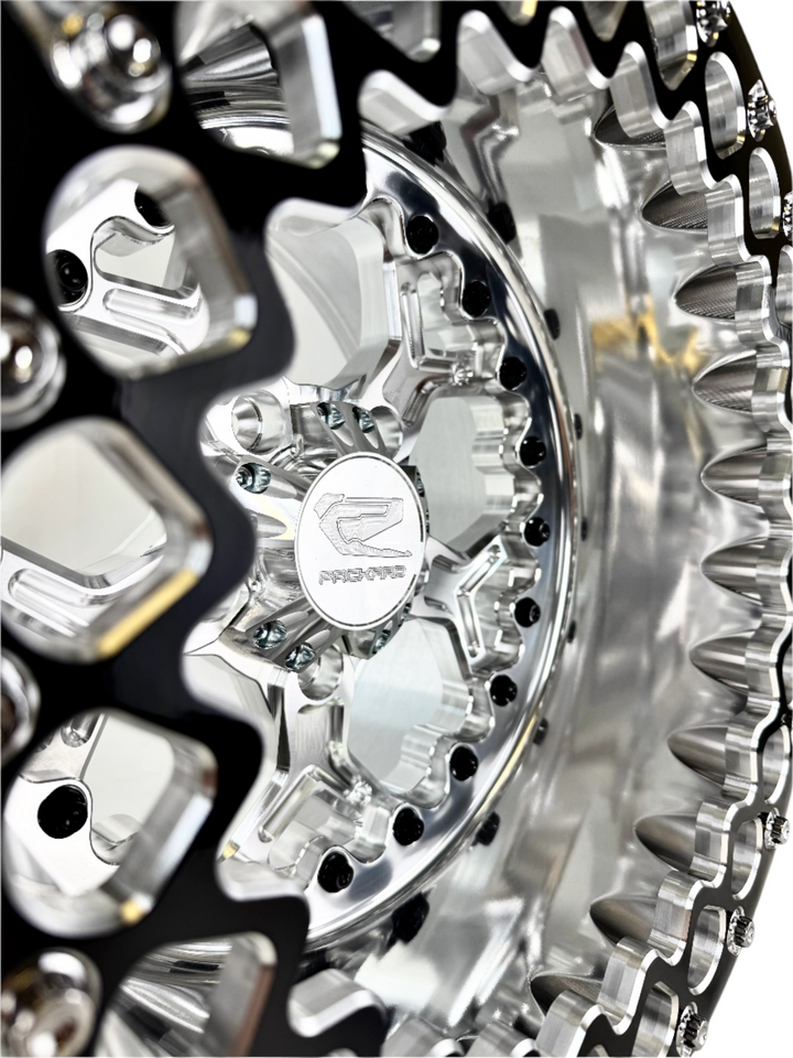 Pro 5 - FF Forged Polished Beadlock - Silver RZR Pro R 5x4.5 by Ultra-light