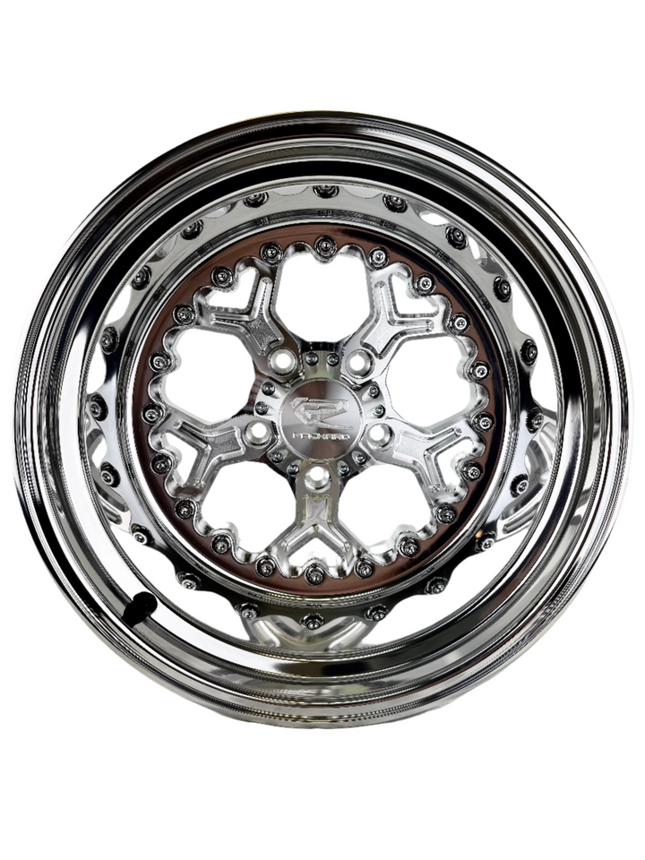Pro 5 - FF Forged Polished Silver RZR PRO R 5X4.5 by Ultra-light