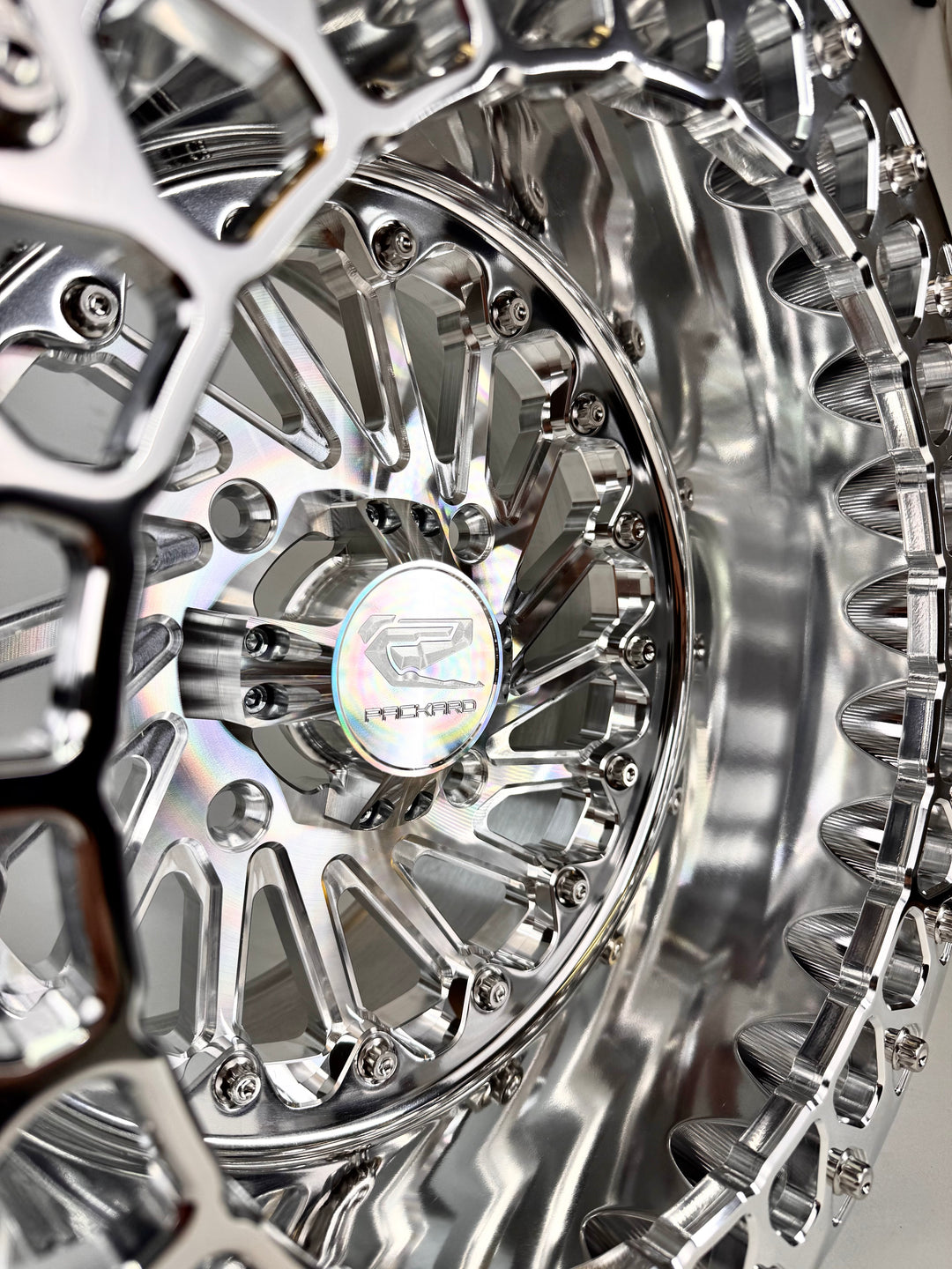 Cyclone - FF Forged Polished Beadlock - Silver - 4x136
