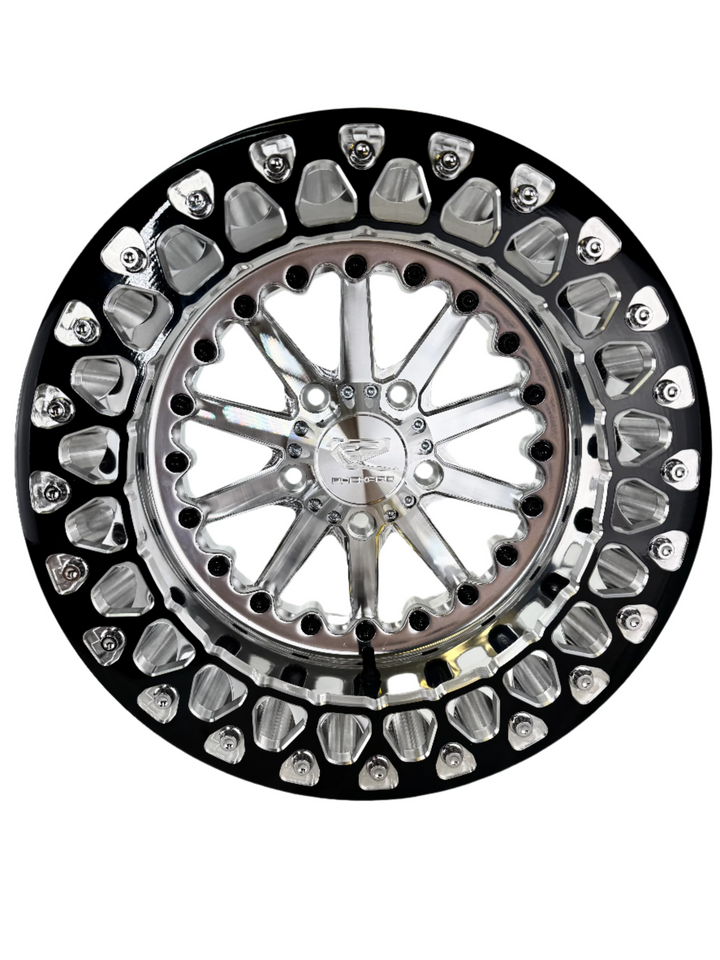 Element - FF Forged Polished Beadlock - Silver RZR Pro R 5x4.5 by Ultra-light