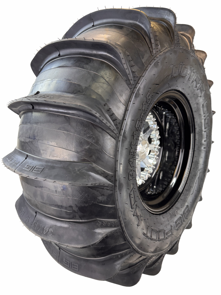 Big Foot HO Paddle Tires Comp Cut By Treadcuts - Packard Performance