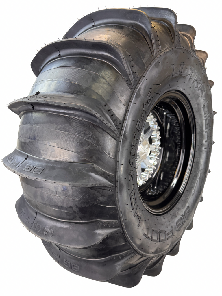 Big Foot HO Paddle Tires Comp Cut By Treadcuts - Packard Performance