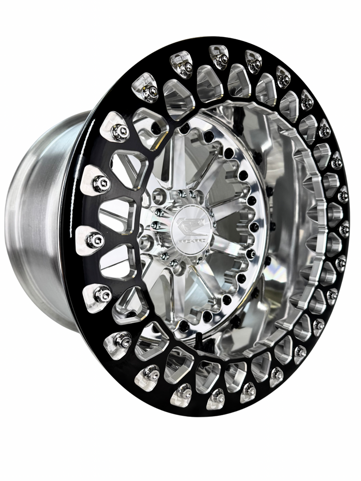 Element - FF Forged Polished Beadlock - Silver RZR Pro R 5x4.5 by Ultra-light